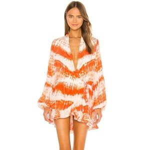 ROCOCO SAND Ilios Dress in Orange LIKE NEW